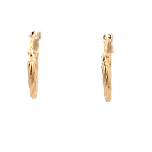 Load image into Gallery viewer, 18K Yellow Gold Earrings Hoops Small - Rafant