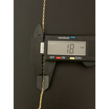 Load image into Gallery viewer, New Real 18K Saudi Gold Cable Link Chain 18" - Rafant