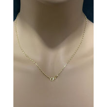 Load image into Gallery viewer, New Real 18K Saudi Gold Cable Link Chain 18" - Rafant
