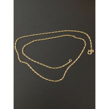 Load image into Gallery viewer, New Real 18K Saudi Gold Cable Link Chain 18" - Rafant