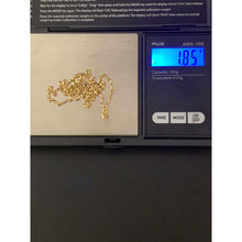 Load image into Gallery viewer, New Real 18K Saudi Gold Cable Link Chain 18" - Rafant