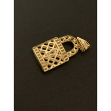 Load image into Gallery viewer, Real 18K Saudi Gold Lock Pendant - Rafant