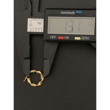 Load image into Gallery viewer, 18K Gold Earrings Hoops Loops Spiral - Rafant