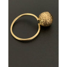 Load image into Gallery viewer, 18K Gold Ring Ball 1.47 grams Size 7 - Rafant