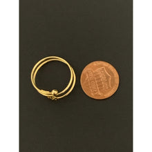 Load image into Gallery viewer, 18K Gold Ring Spiral Flower 1.21 grams Size 8 - Rafant