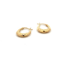 Load image into Gallery viewer, 18K Gold Earrings Hoops Tiny 1 gram - Rafant