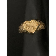 Load image into Gallery viewer, 18K Gold Ring Heart 1.64 grams Size 10 - Rafant