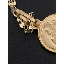 Load image into Gallery viewer, 18K Gold Necklace Chain 17.75" with Mother and Child Pendant Dainty Lightweight - Rafant
