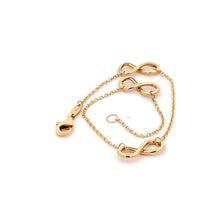 Load image into Gallery viewer, 18K Yellow Gold Bracelet Infinity Size 7.5 inches 1.77 grams - Rafant
