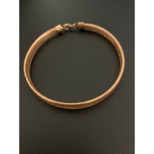 Load image into Gallery viewer, 18K Gold Bracelet Soft Bangle Flexible 2.47 grams S7.25 inches Rose Gold - Rafant