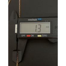 Load image into Gallery viewer, 18K Gold Necklace Chain Evil Eye Cubic Zirconia 16 inches Rose Gold 1.83 grams - Rafant