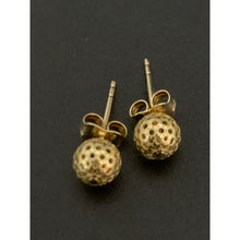 Load image into Gallery viewer, 18K Gold Earrings Stud Balls 1.31 grams - Rafant