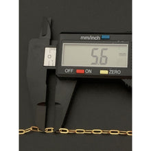 Load image into Gallery viewer, 18K Gold Necklace Paperclips Size 15.5 inches 2.87 grams - Rafant