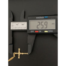 Load image into Gallery viewer, 18K Gold Necklace Chain 18 inches Cross Pendant 2.48 grams - Rafant