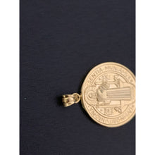 Load image into Gallery viewer, 18K Gold Pendant Saint Benedict Religious 2.70 grams - Rafant