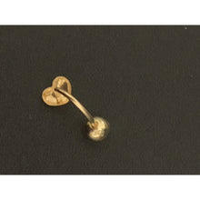 Load image into Gallery viewer, 18K Gold Earrings Ball Heart 1.26grams - Rafant