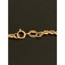 Load image into Gallery viewer, 18K Gold Necklace Rope Chain Only 17.75 inches 1.69 grams - Rafant