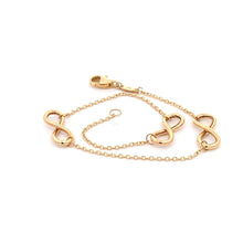 Load image into Gallery viewer, 18K Yellow Gold Bracelet Infinity Size 7.5 inches 1.77 grams - Rafant