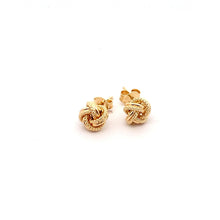 Load image into Gallery viewer, 18K Gold Earrings Knot Small - Rafant