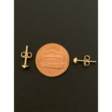 Load image into Gallery viewer, 18K Gold Earrings Stud Half Circle 0.85 grams Small - Rafant