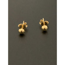 Load image into Gallery viewer, 18K Gold Earrings Stud Half Circle 0.85 grams Small - Rafant