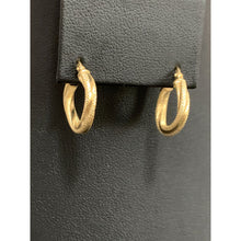 Load image into Gallery viewer, 18K Saudi Gold Earrings Hoops Loops Small - Rafant