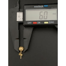 Load image into Gallery viewer, 18K Saudi Gold Stud Earrings Frosted Balls - Rafant