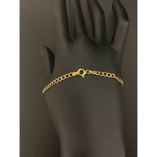 Load image into Gallery viewer, 18K Gold Bracelet Chain Curb Link 1.63 grams Size 7.5 inches - Rafant