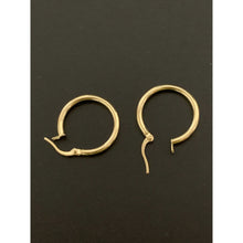 Load image into Gallery viewer, 18K Gold Earrings Hoops Loops 1.27 grams - Rafant