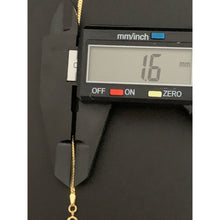 Load image into Gallery viewer, 18K Saudi Gold Necklace Chain 19.50" with Cross Pendant 2.92 grams - Rafant