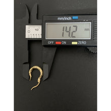 Load image into Gallery viewer, 18K Gold Earrings Hoops Loops Small 1.24 grams - Rafant