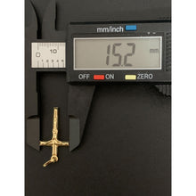 Load image into Gallery viewer, 18K Gold Pendant Cross 1.12 grams - Rafant