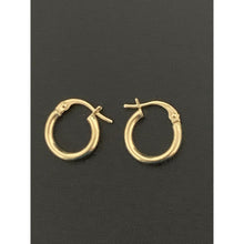 Load image into Gallery viewer, 18K Gold Earrings Hoops Loops Small 0.87 grams - Rafant