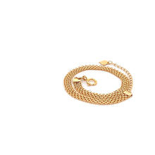 Load image into Gallery viewer, 18K Yellow Gold Bracelet Bismark Chain 2.29 grams 5.75 inches plus 1" extension - Rafant