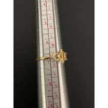 Load image into Gallery viewer, 18K Gold Ring Size 6.75 Heart with Russian Stones - Rafant