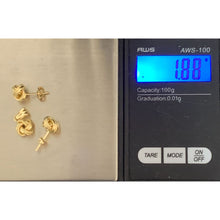 Load image into Gallery viewer, 18K Gold Earrings and Pendants Knot Set - Rafant