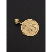 Load image into Gallery viewer, 18K Gold Pendant Round Sto Nino 1.37 grams - Rafant