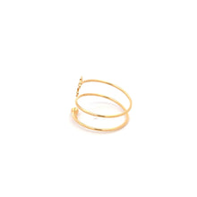 Load image into Gallery viewer, 18K Yellow Gold Ring Spiral Flower 1.22 grams Size 8.5 - Rafant
