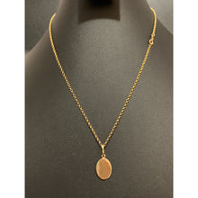 Load image into Gallery viewer, 18K Gold Necklace Chain 17.50 inches with Mother Mary Pendant 2.40 grams - Rafant