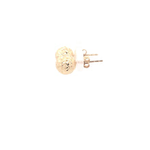 Load image into Gallery viewer, 18K Yellow Gold Earrings Stud Balls Textured 0.91 grams - Rafant