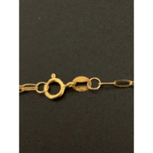 Load image into Gallery viewer, 18K Gold Necklace Chain Paperclip 15.75 inches Key Pendant 1.60 grams - Rafant