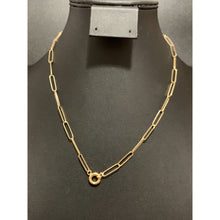 Load image into Gallery viewer, 18K Gold Necklace Paperclip 17.5 inches 2.89 grams - Rafant