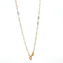 Load image into Gallery viewer, 18K Gold Necklace Chain 17.75 inches Paperclip 0.74 grams Very Tiny Links - Rafant