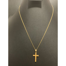 Load image into Gallery viewer, 18K Gold Necklace Chain 17.75 inches with Jesus Christ Pendant 1.37 grams - Rafant