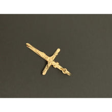 Load image into Gallery viewer, 18K Saudi Gold Cross Pendant - Rafant