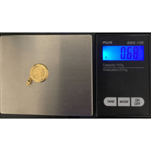 Load image into Gallery viewer, 18K Gold Pendant Lucky Charm Good Fortune 0.68 grams - Rafant