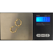 Load image into Gallery viewer, 18K Gold Earrings Hoops Loops Spiral - Rafant