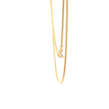 Load image into Gallery viewer, 18K Yellow Gold Necklace Chain Popcorn 17.5 inches 1.84 grams - Rafant