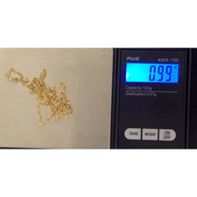 Load image into Gallery viewer, 18K Saudi Gold Chain Necklace Yellow Gold Size 19.50" - Rafant