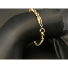 Load image into Gallery viewer, New Real 18K Saudi Gold Rope Chain Bracelet Size 7.5 - Rafant
